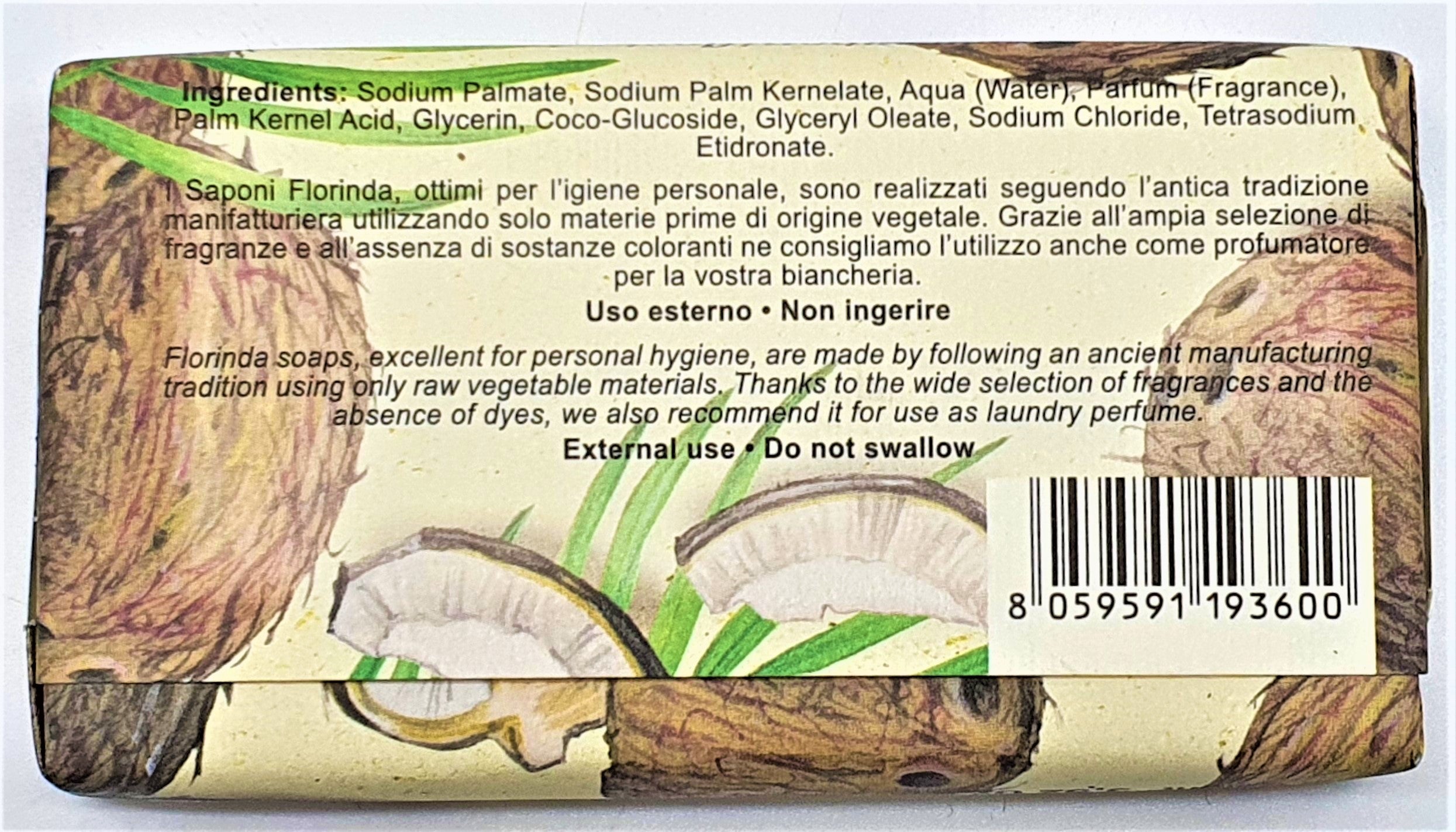 Sapone Vegetale Cocco