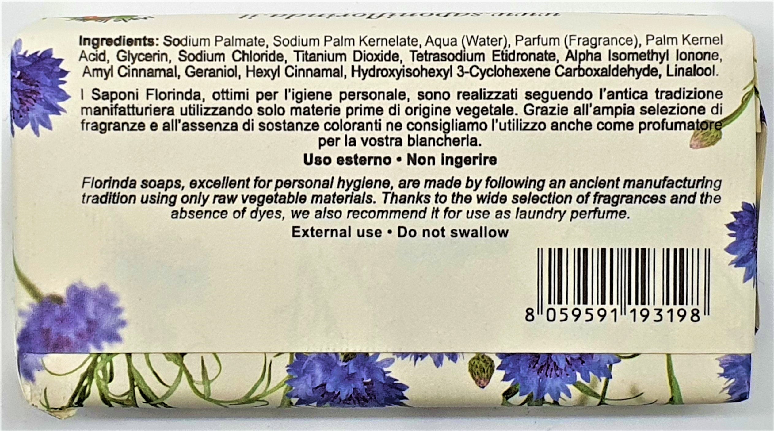 Sapone Vegetale Fiordaliso
