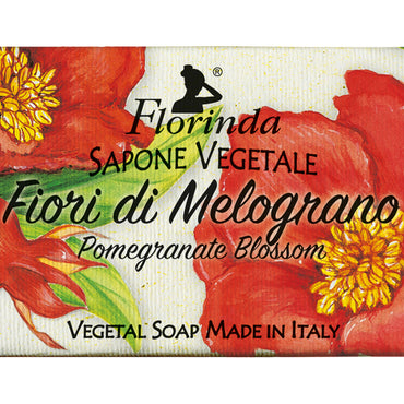 Vegetable Soap Pomegranate Flowers