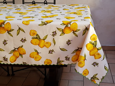 Tablecloth Lemons Tuscan Tablecloths