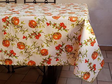 Pomegranate Tablecloth Tuscan Tablecloths