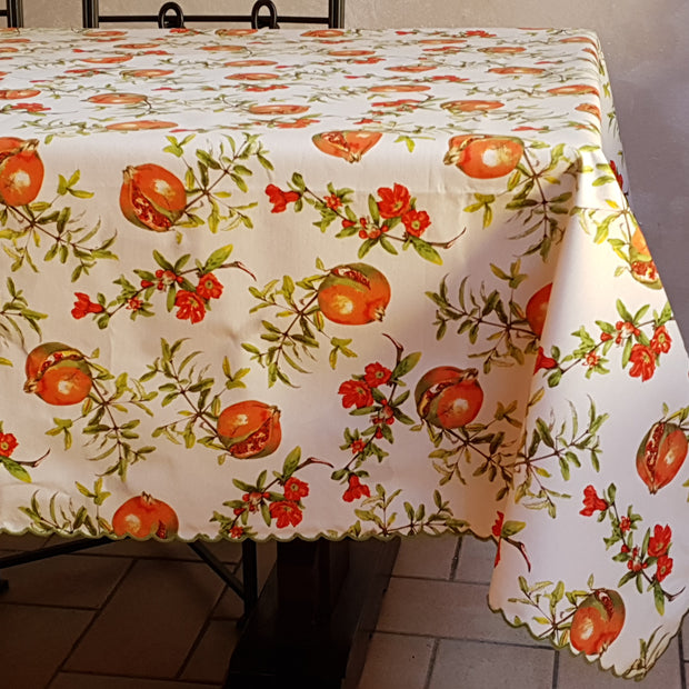 Pomegranate Tablecloth Tuscan Tablecloths