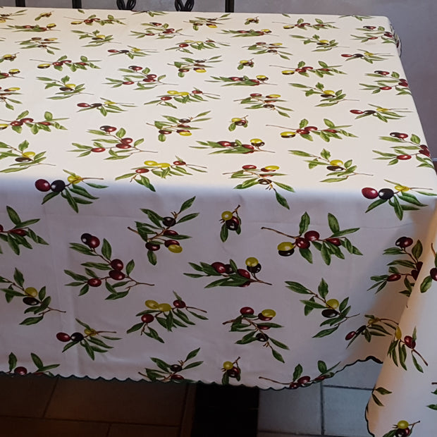 Olive Tablecloth Tuscan Tablecloths