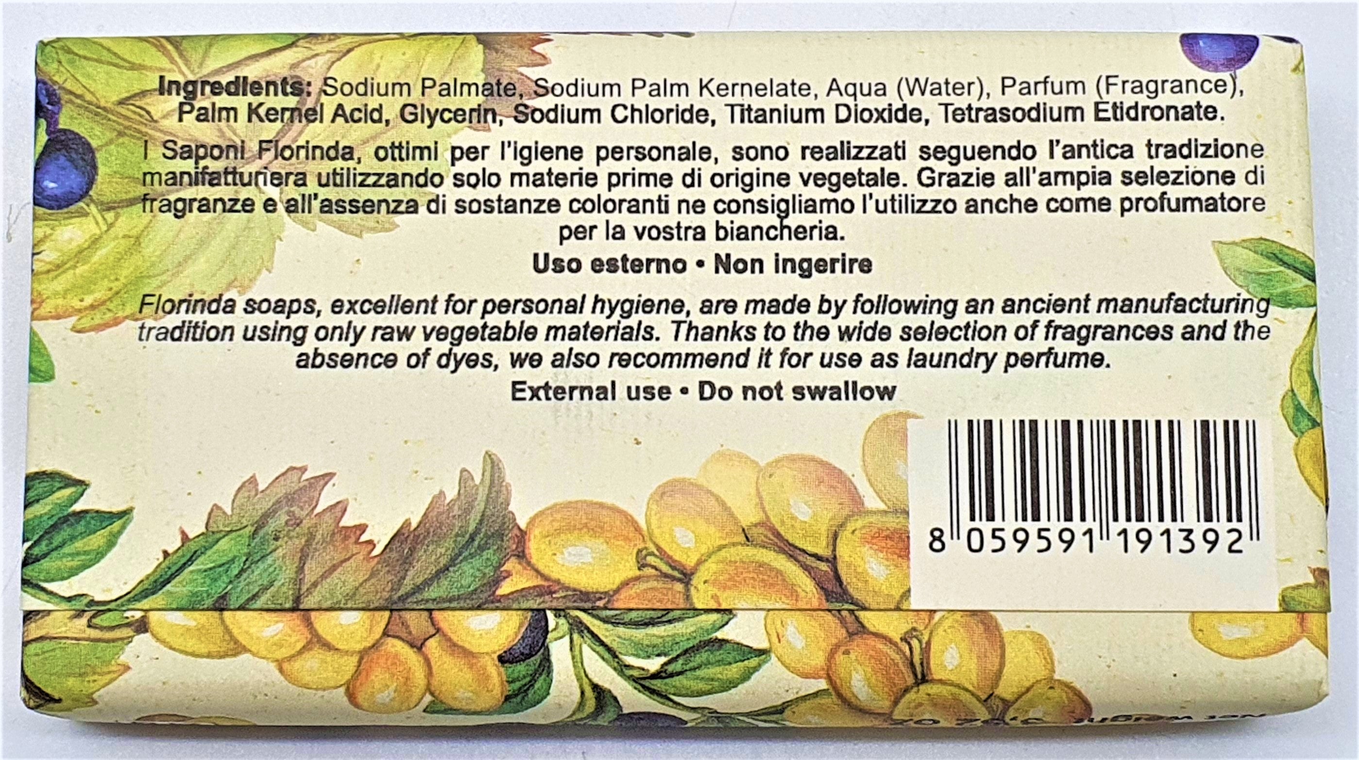 Sapone Vegetale Uva E Mirtillo