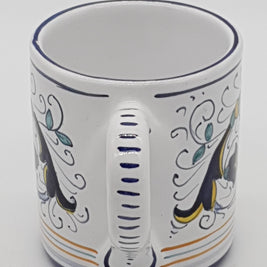 Glass Mug Deruta Decor