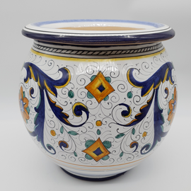 Porta Vaso Decoro Deruta