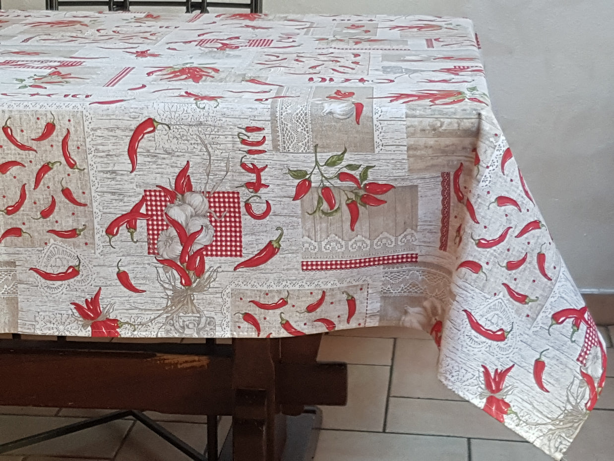 Tovaglia Provenzale Aglio e Peperoncini