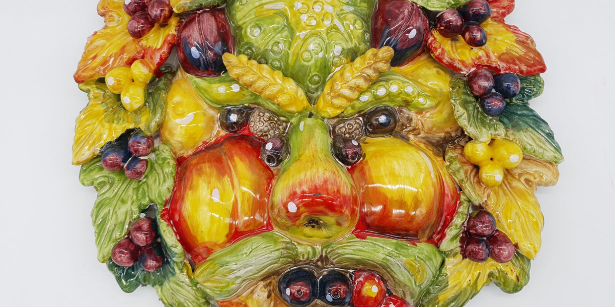 Maschera Arcimboldo in Ceramica