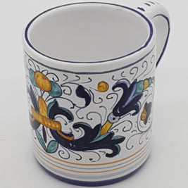 Glass Mug Deruta Decor
