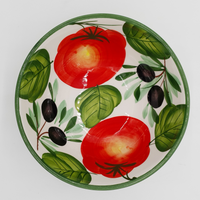 Bolo Ciotola Decoro Pomodori E Olive