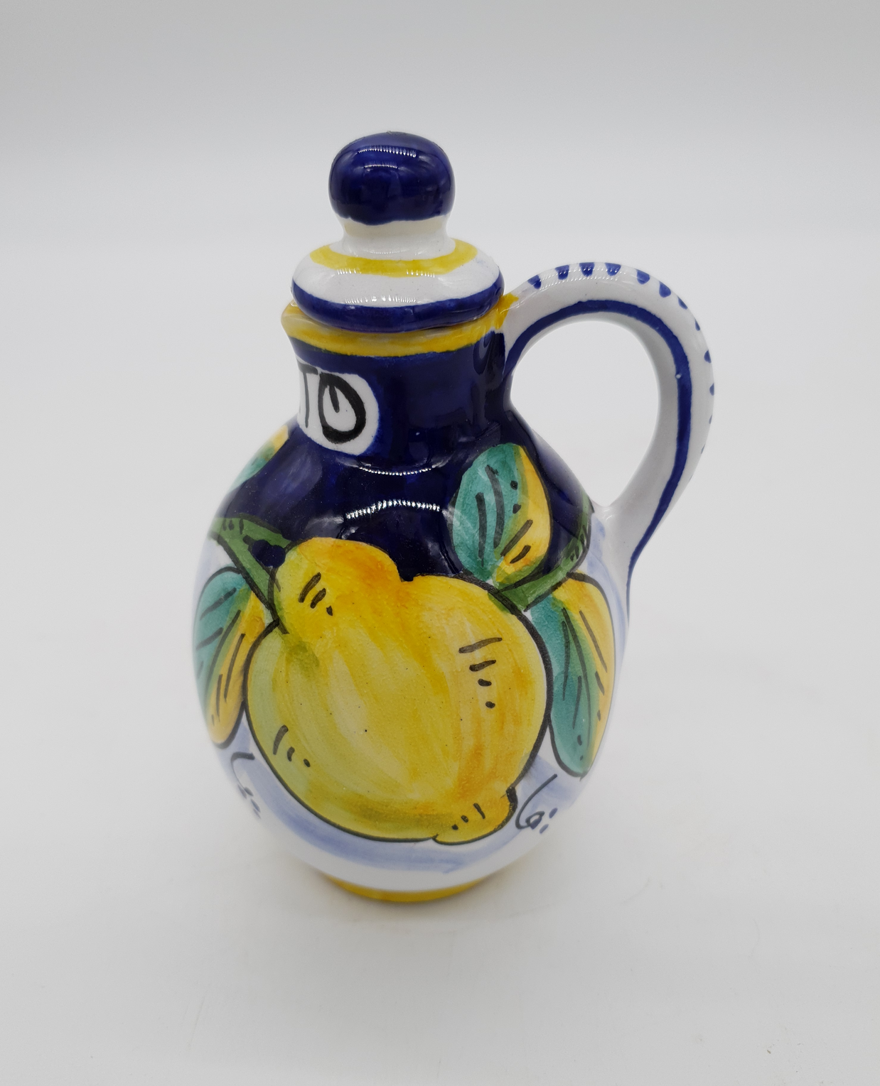 Set Olio Aceto Decoro Limone Gambino