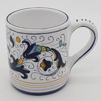 Bicchiere Mug Decoro Deruta