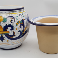 Porta Vaso Decoro Deruta