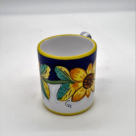 Bicchiere/Mug Con Manico Decoro Girasole Gambino