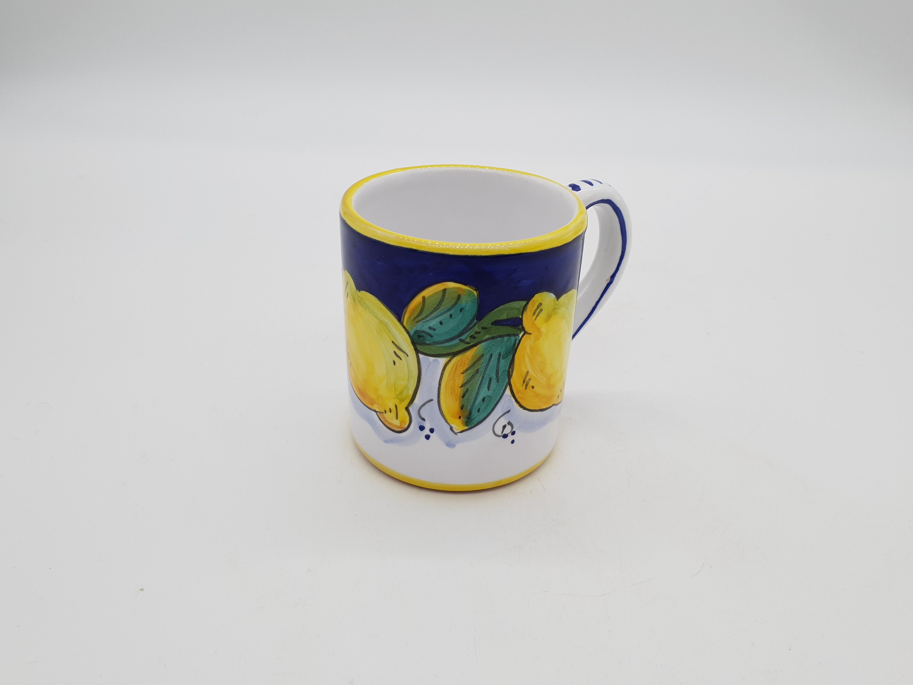 Bicchiere Mug con Manico Decoro Limone Gambino