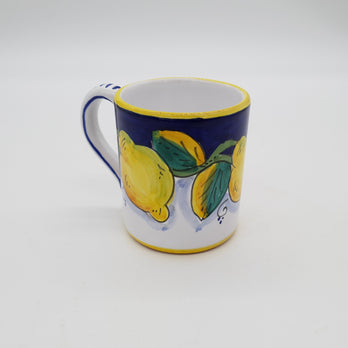 Bicchiere Mug con Manico Decoro Limone Gambino