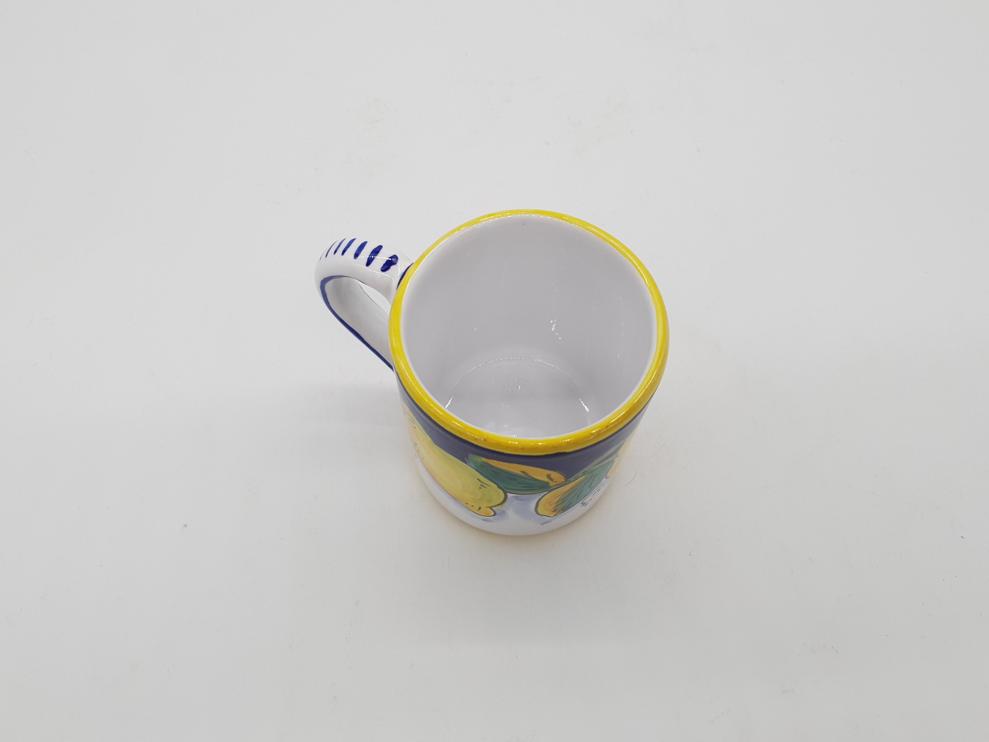 Bicchiere Mug con Manico Decoro Limone Gambino