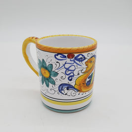 Bicchiere Tazza con Manico Decoro Raffaellesco