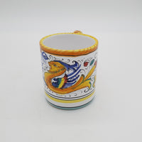 Bicchiere Tazza con Manico Decoro Raffaellesco