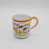 Bicchiere Tazza con Manico Decoro Raffaellesco