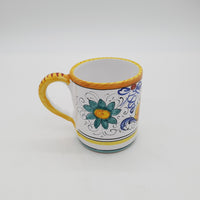 Bicchiere Tazza con Manico Decoro Raffaellesco