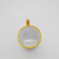 Bicchiere Tazza con Manico Decoro Raffaellesco