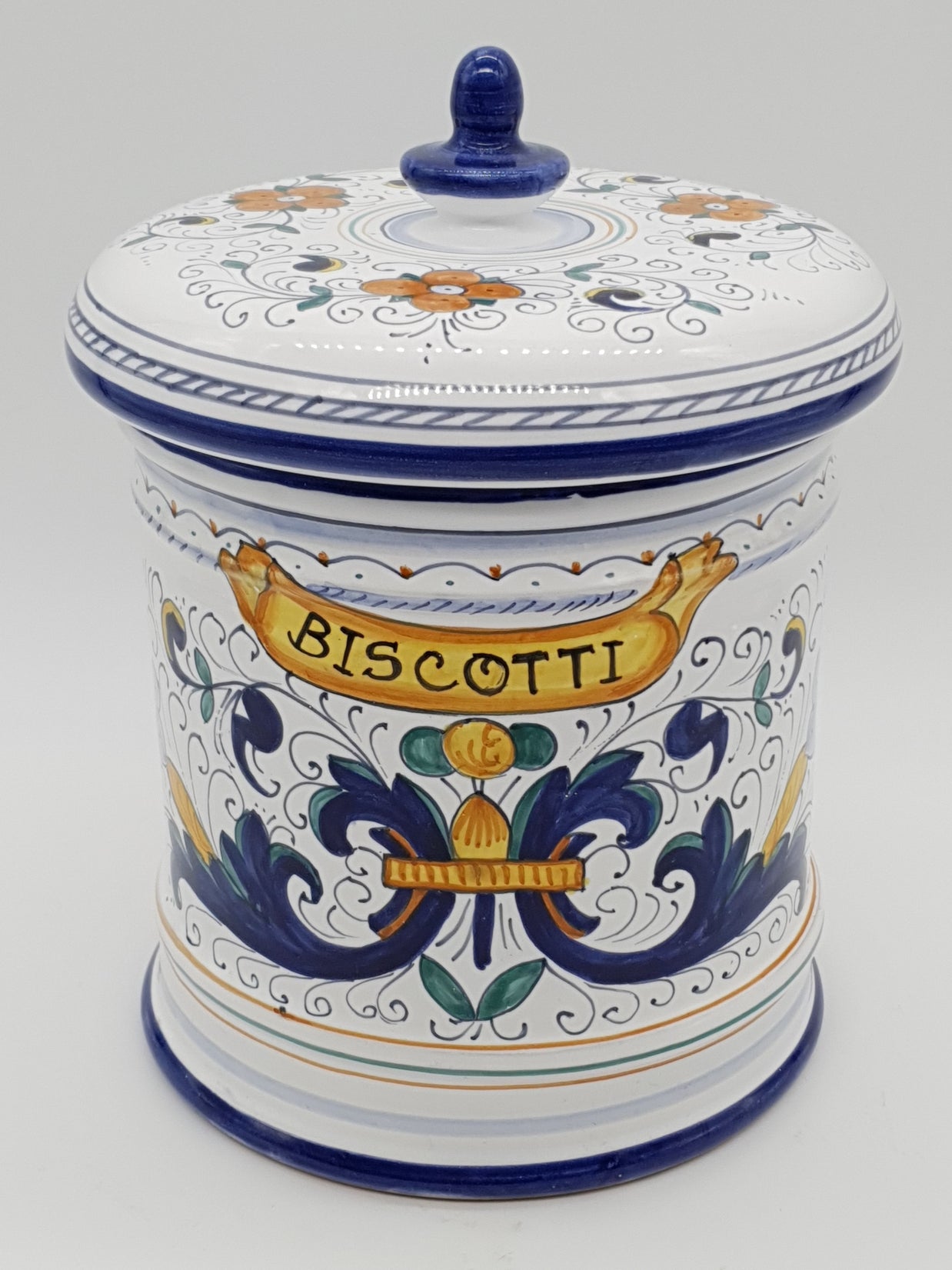Porta Biscotti Decoro Deruta