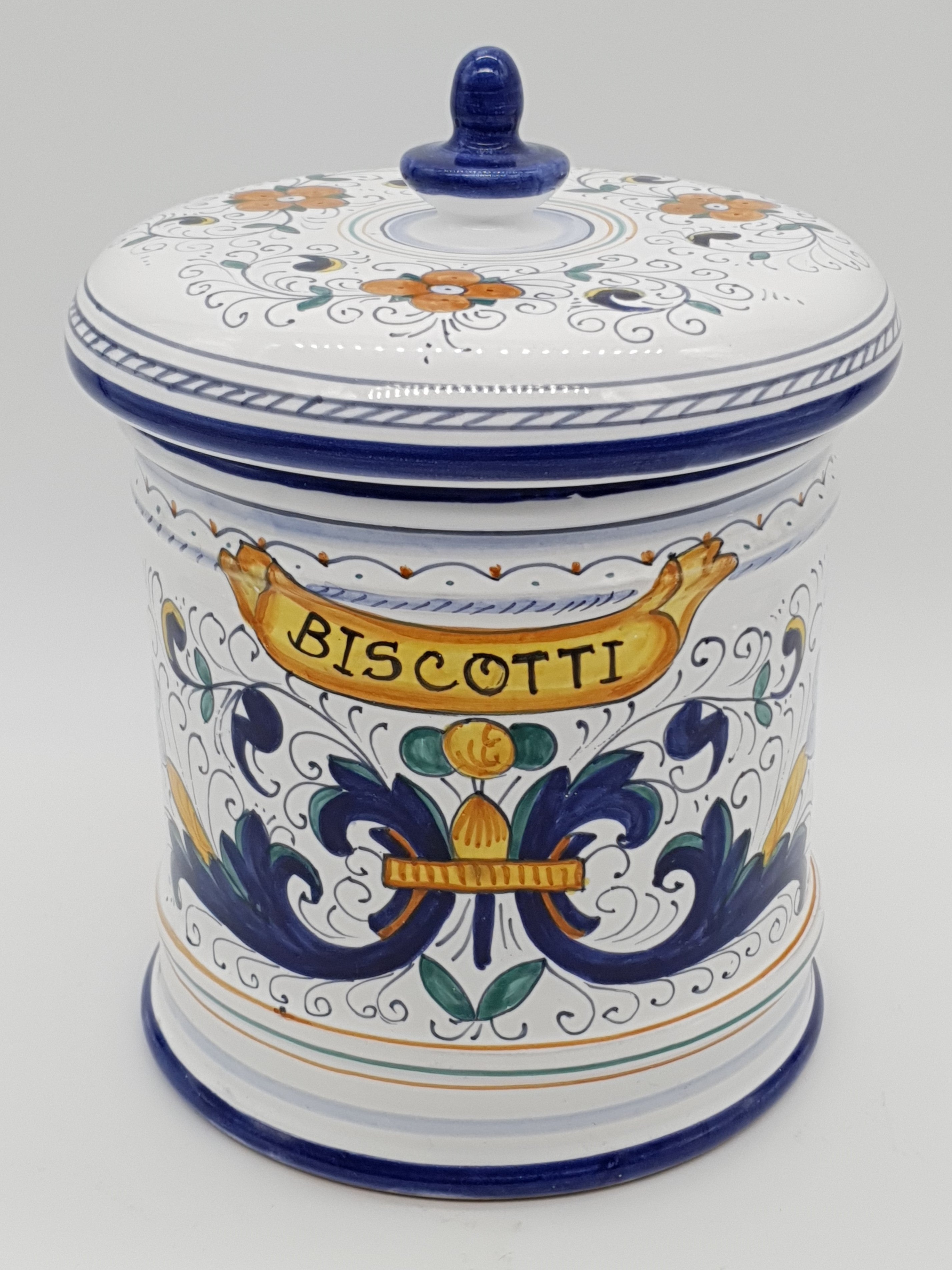 Porta Biscotti Decoro Deruta