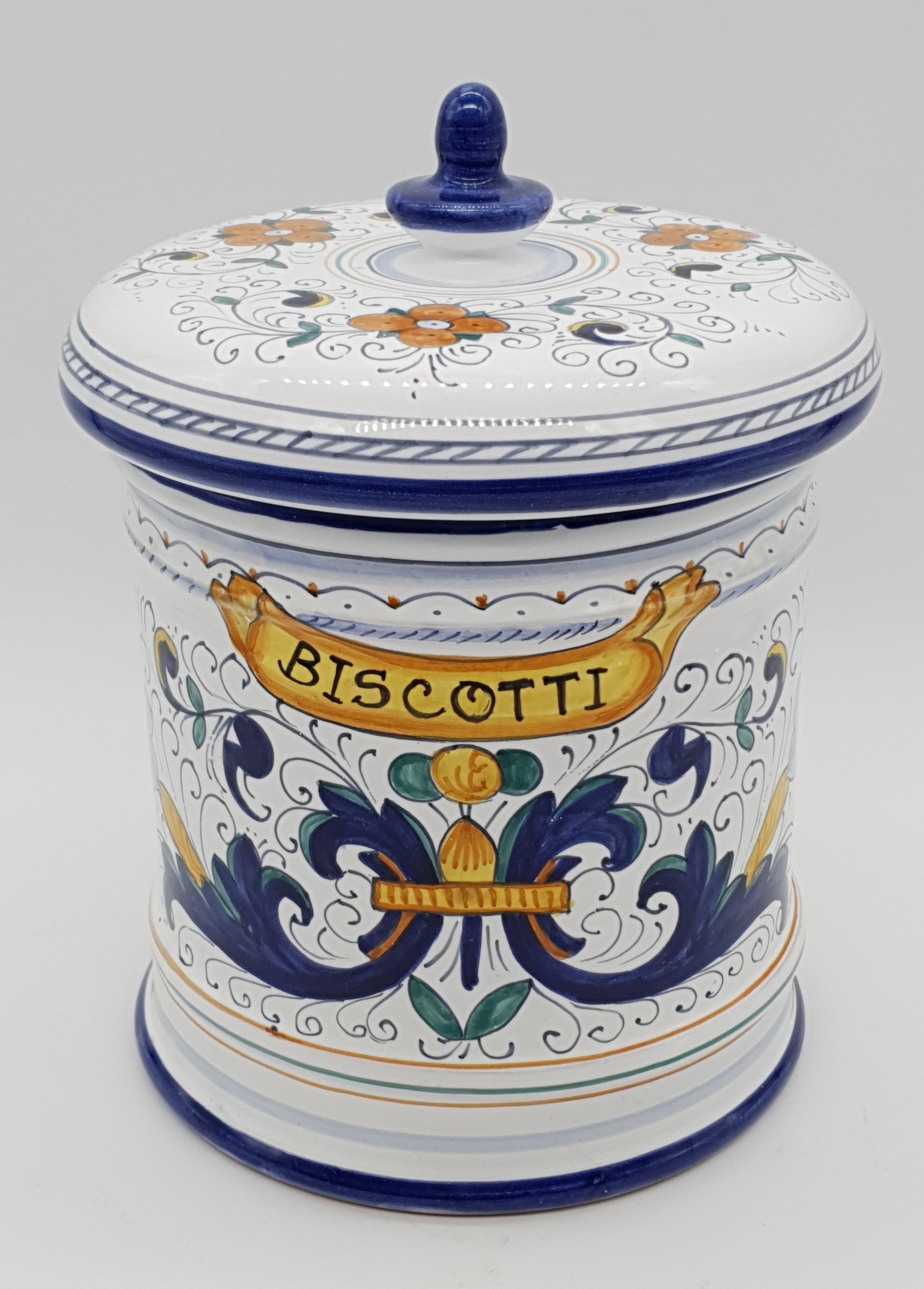 Porta Biscotti Decoro Deruta