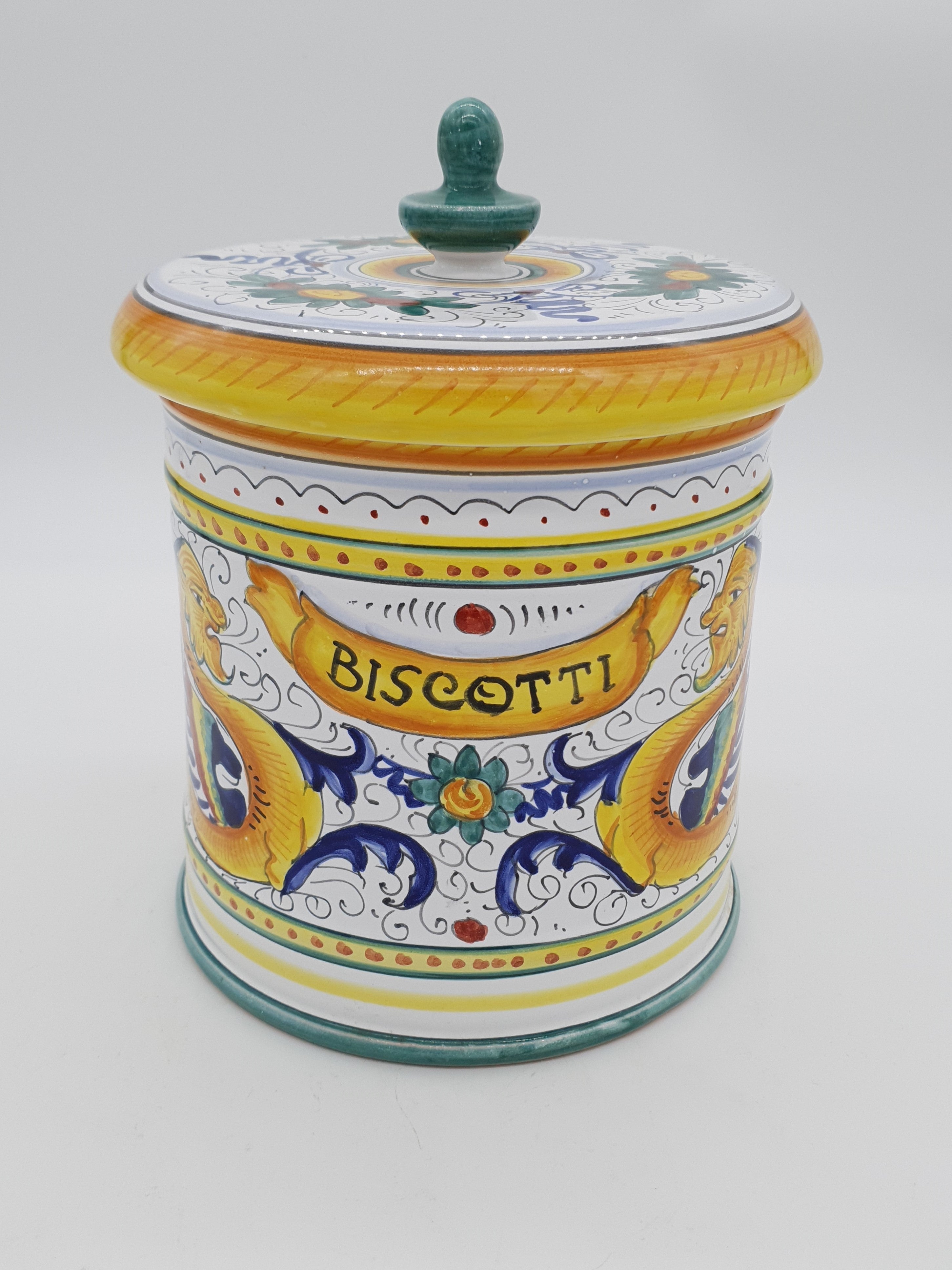 Biscottiera Decoro Raffaellesco
