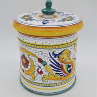 Biscuit jar Raffaellesco decoration