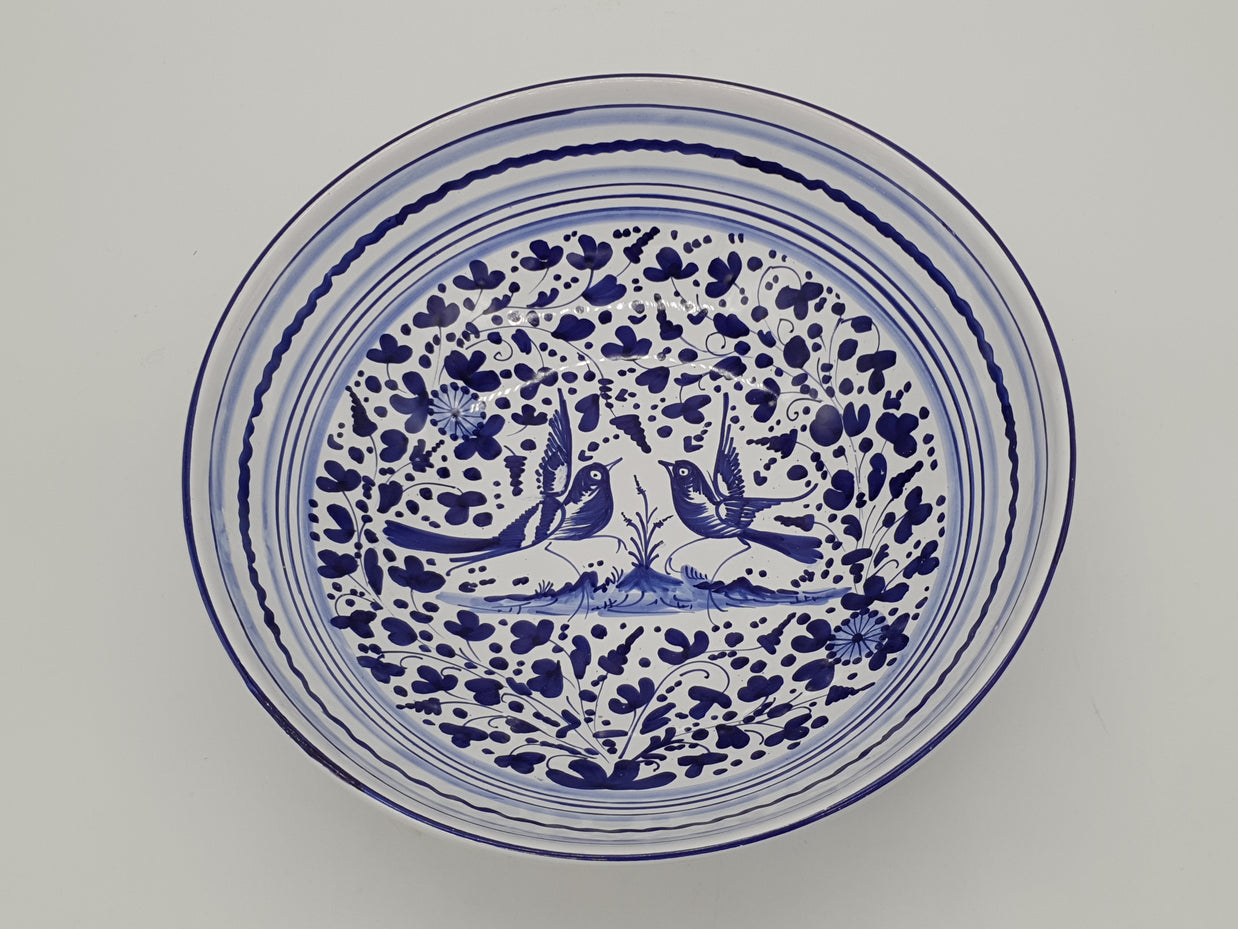Bolo Ciotola Decoro Arabesco Blu