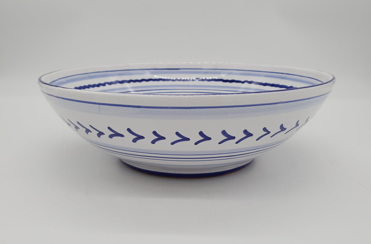 Bolo Ciotola Decoro Arabesco Blu