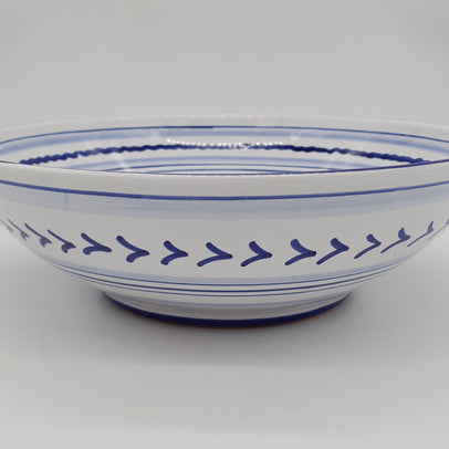 Bolo Ciotola Decoro Arabesco Blu