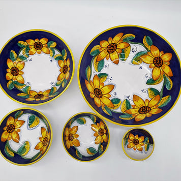 Bolo o Ciotola Decoro Girasole Gambino