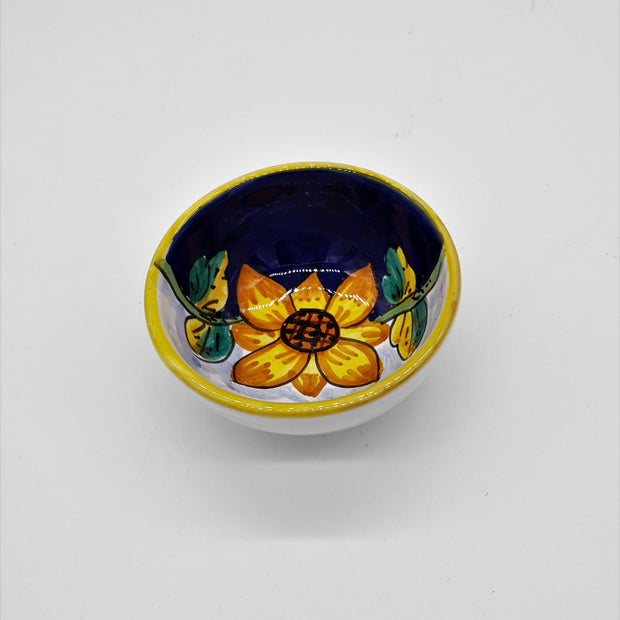 Bowl with Gambino Sunflower Decor