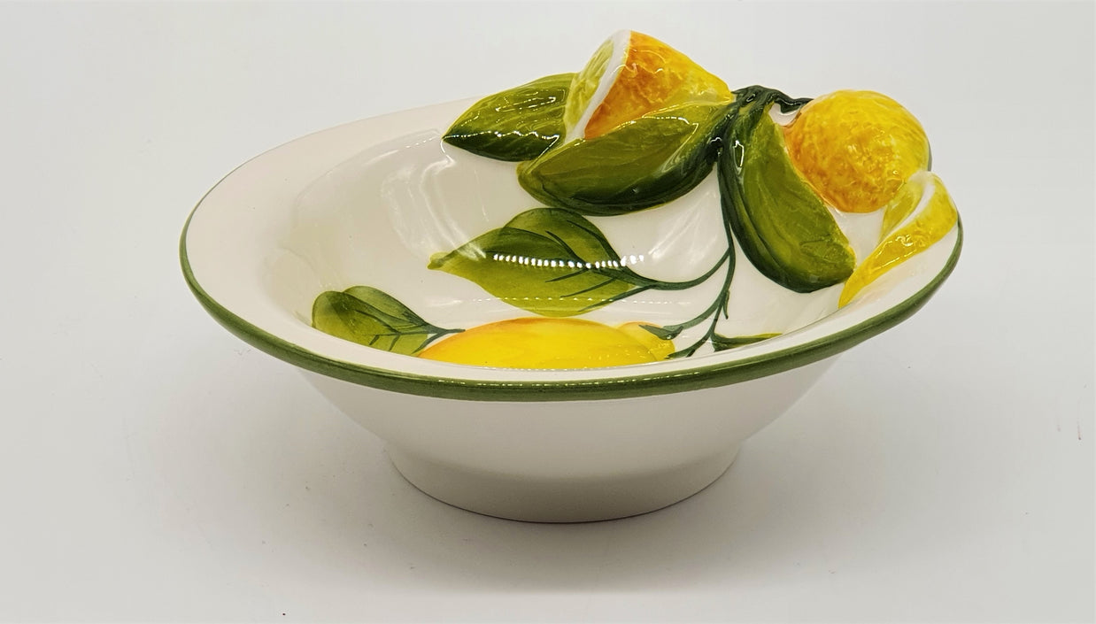 Small Bowl Relief Lemon Decor