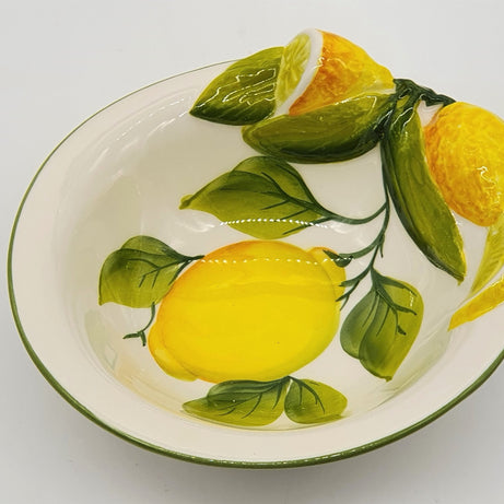 Small Bowl Relief Lemon Decor