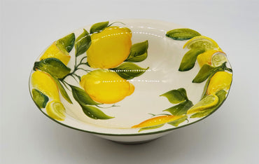 Bolo Bowl Relief Lemon Decor