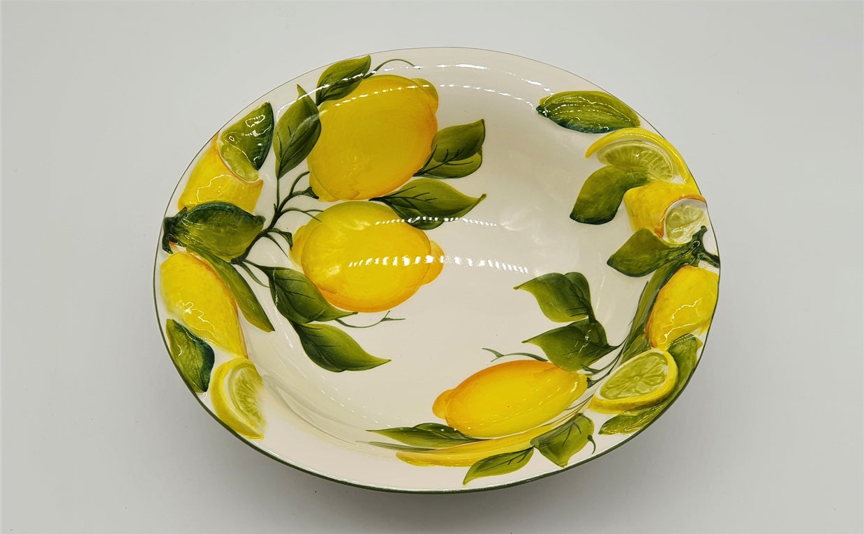Bolo Ciotola Decoro Limone Rilievo