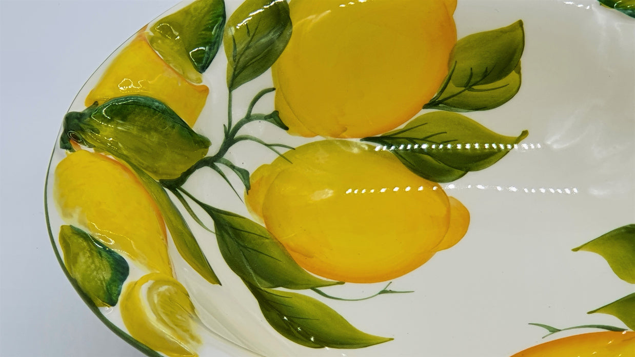 Bolo Ciotola Decoro Limone Rilievo