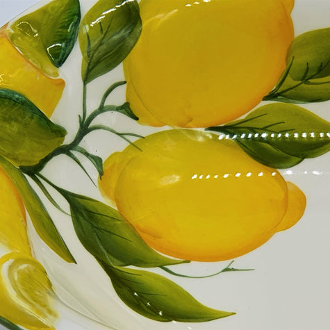 Bolo Ciotola Decoro Limone Rilievo
