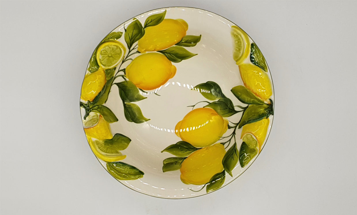 Bolo Ciotola Decoro Limone Rilievo