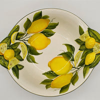 Bolo Ciotola Grande Decoro Limone Rilievo