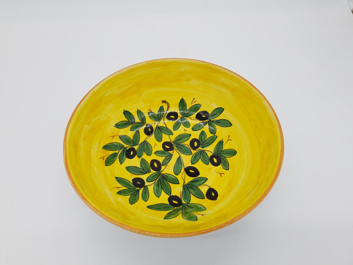 Bolo Decoro Olive Fondo Giallo