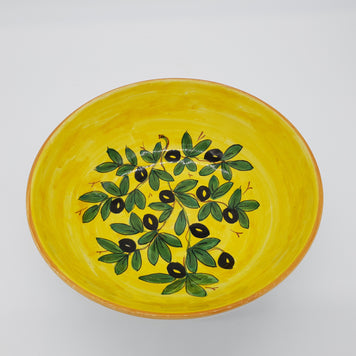 Bolo Decoro Olive Fondo Giallo