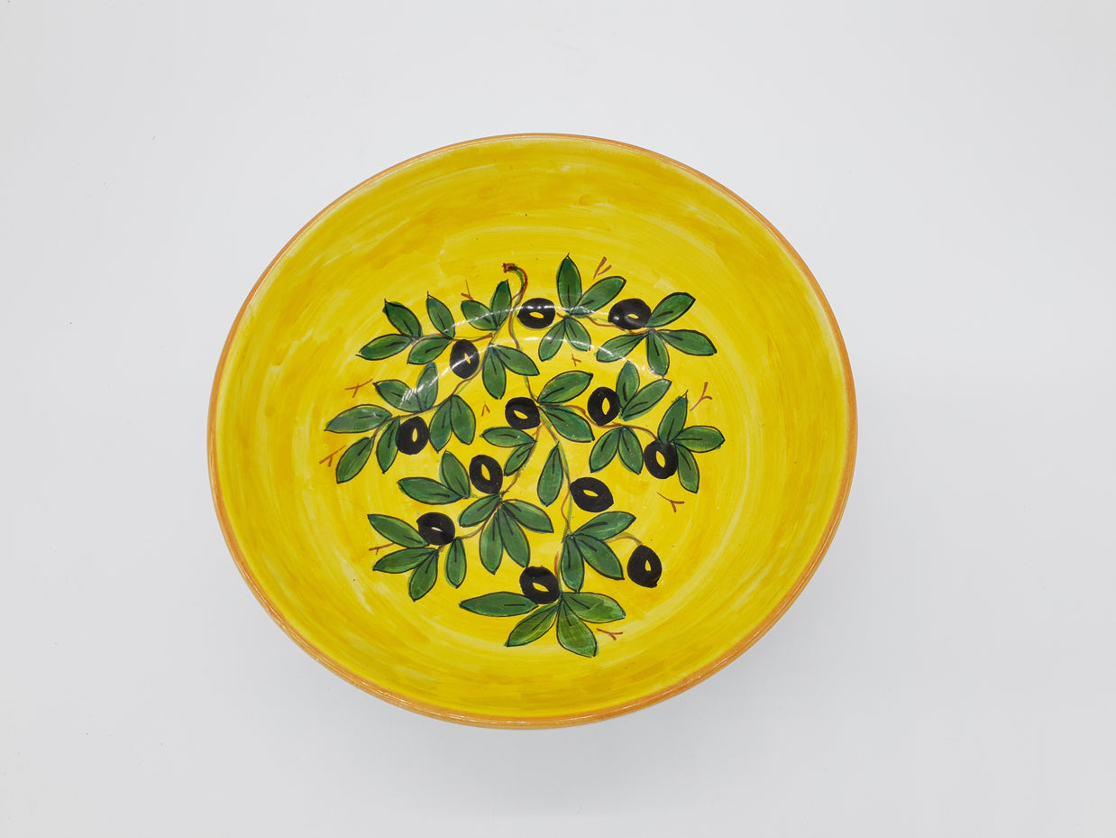 Bolo Decoro Olive Fondo Giallo