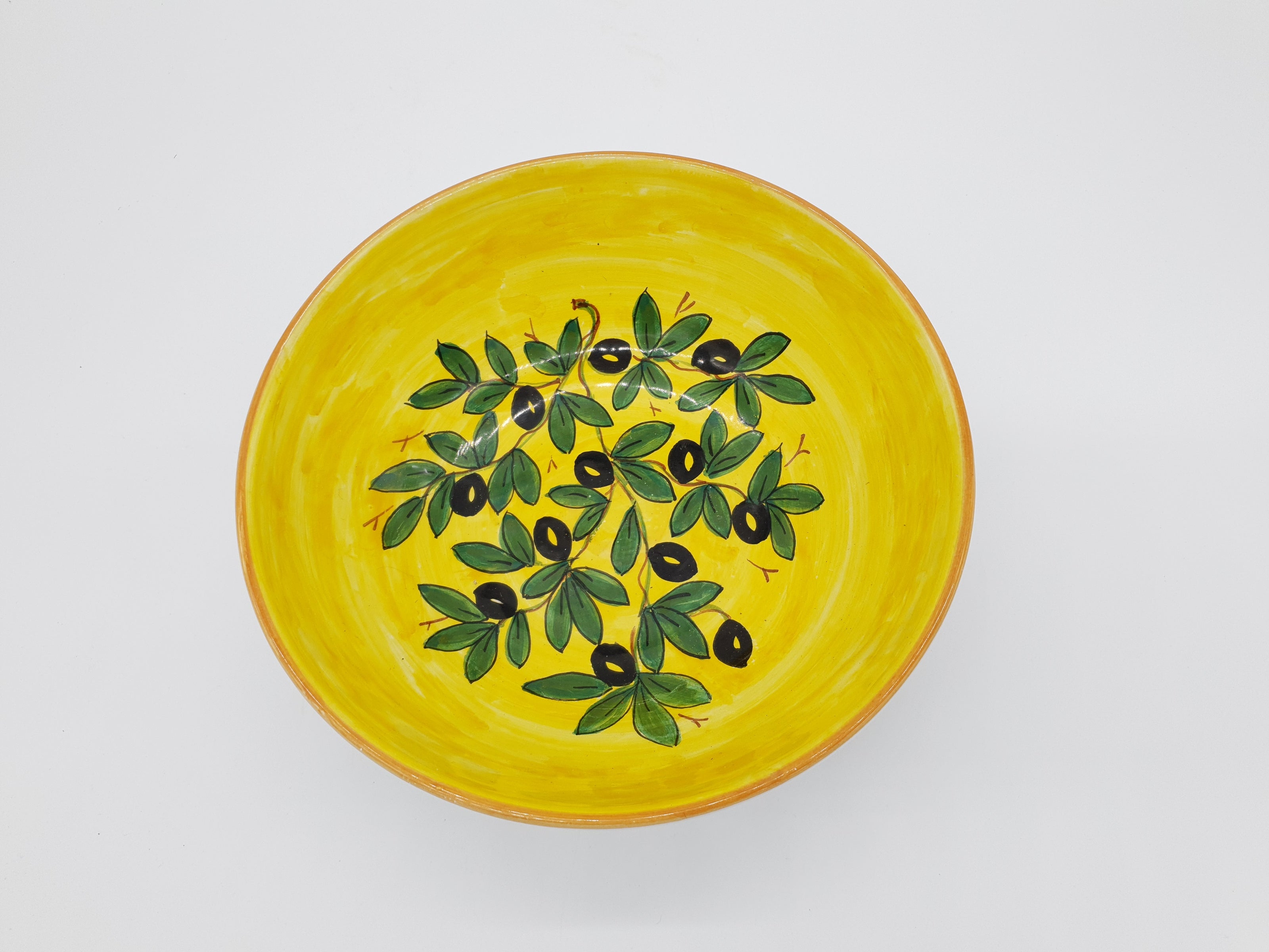 Bolo Decoro Olive Fondo Giallo
