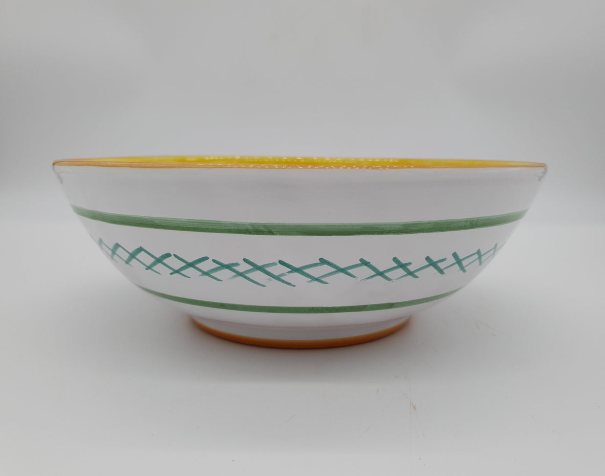 Bolo Decoro Olive Fondo Giallo