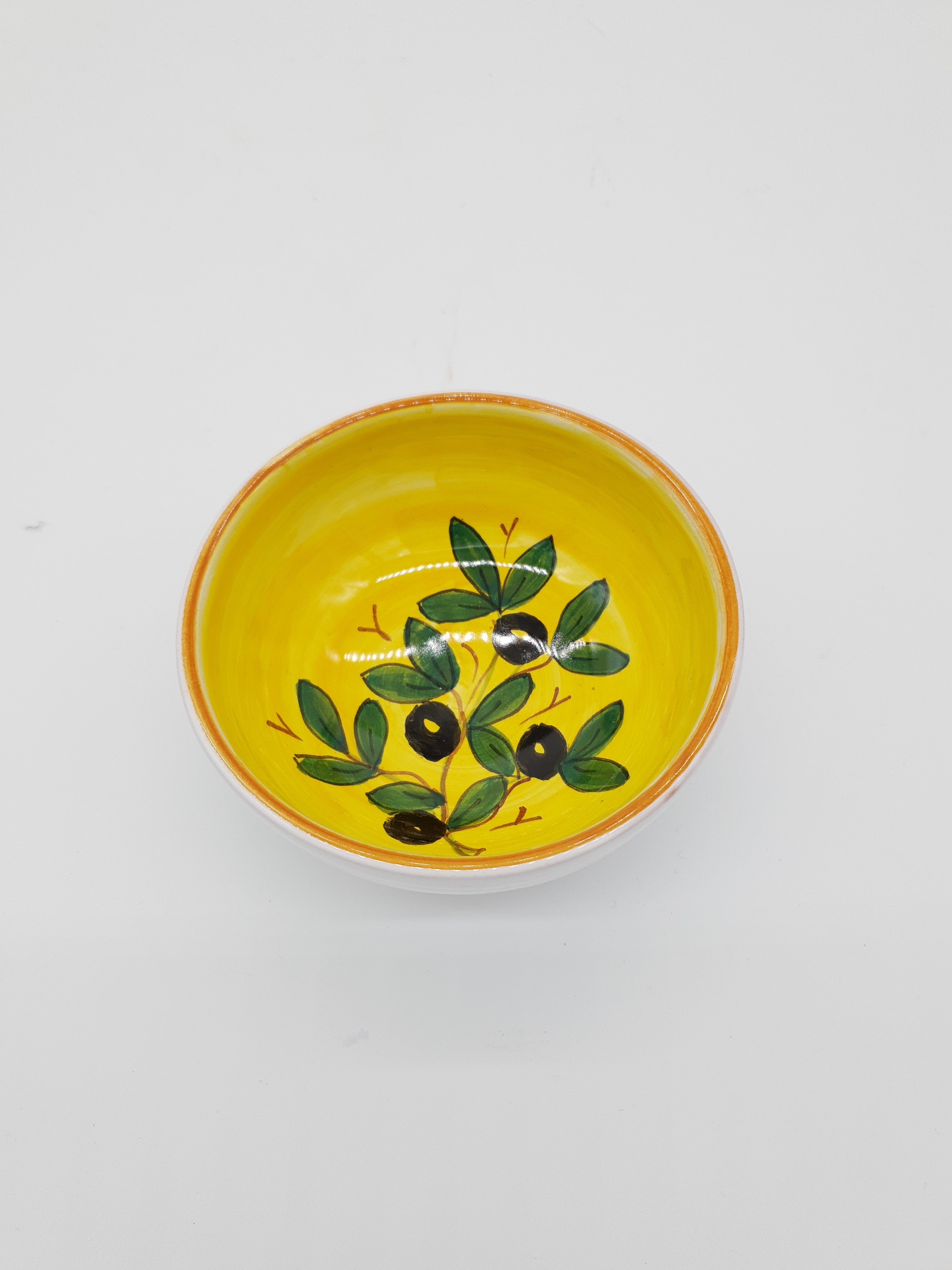 Bolo Decoro Olive Fondo Giallo